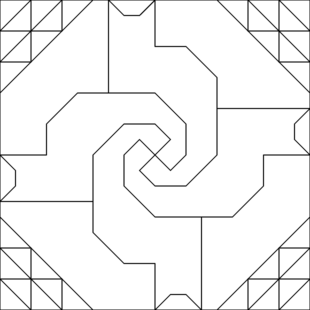 Pattern 137, Cats barn quilt pattern thumbnail